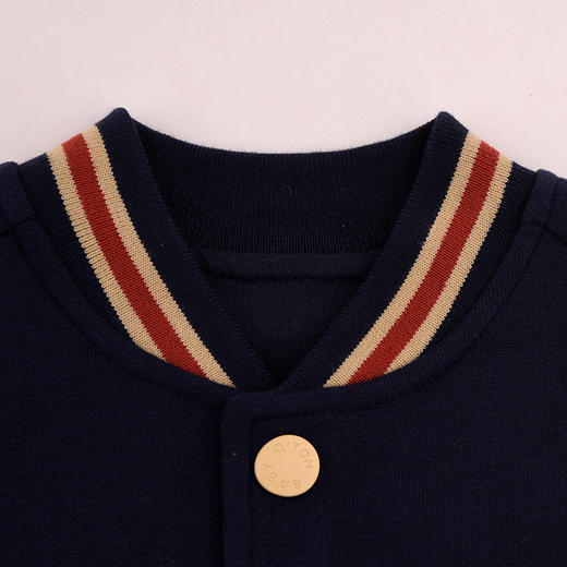 棉果果秋季新品春秋款男童户外运动外套无帽棒球服外套M312100424450 商品图4