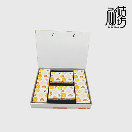【严选】屈姑苏月系列果语缤纷脐橙饼礼盒500g/盒（50g*10枚）  （厂家直发） 商品图1