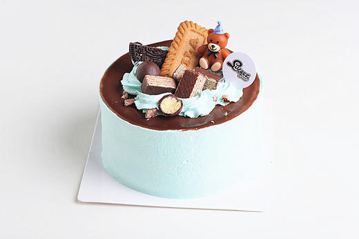(新品）薄荷可可动物奶油蛋糕 商品图0
