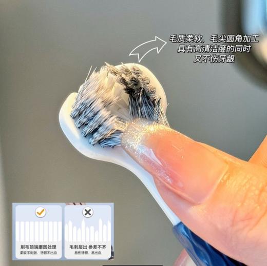 【家庭装12支】chocoikes 三面牙刷（4-710）拍下72小时发货 商品图6