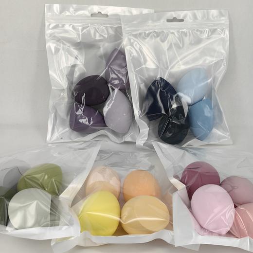 【不易卡粉，妆效出众，细节让你美得更有高级感】4个套装粉扑 非乳胶漂流瓶粉扑 美妆蛋海绵气垫 化妆不吃粉 干湿两用美妆蛋-QQ 商品图10