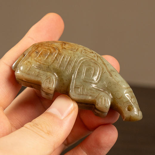 明 玉雕瑞兽摆件 商品图2