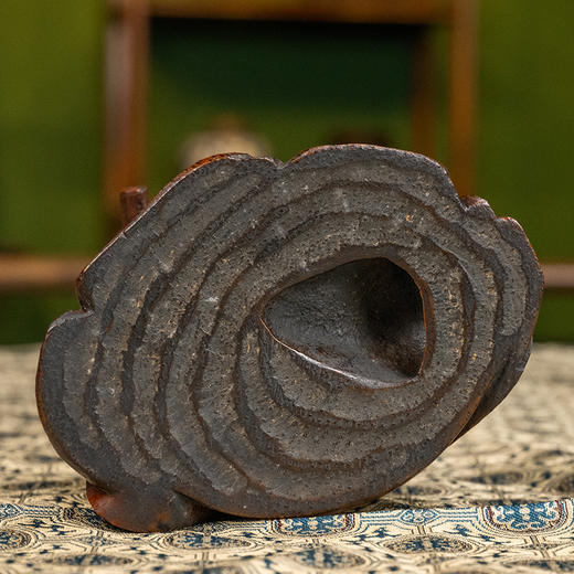 清 竹雕持卷观音像 商品图3