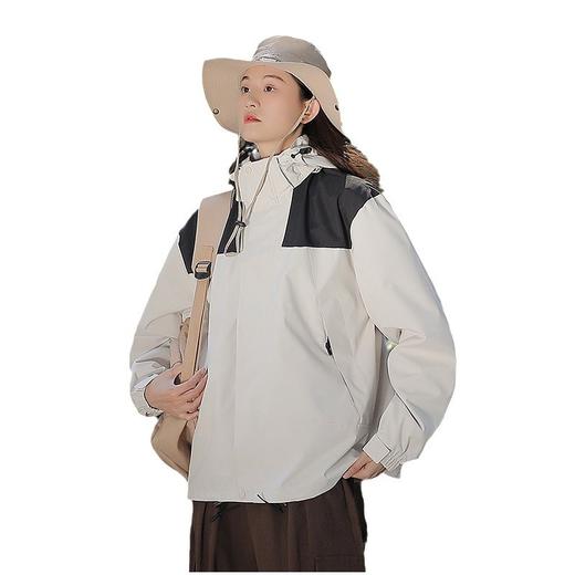 情侣外套男女冲锋衣春秋季2024新款休闲连帽户外青年学生夹克上衣 商品图4