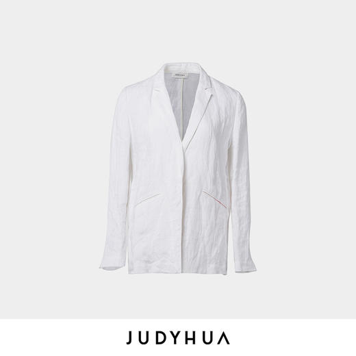 JUDYHUA 极简H版亚麻西装 商品图3