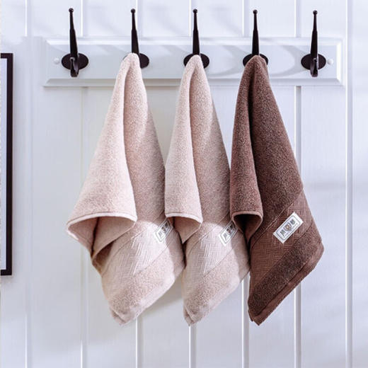 洁丽雅（Grace）抗菌毛巾新疆棉洗脸家用柔软纯棉面巾 72cm*32cm 2条装（颜色随机发货） 商品图3