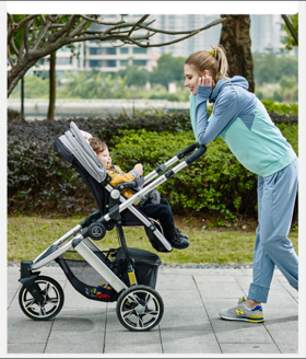 babyruler高景观婴儿车Tomado-T2/BBR-601178
