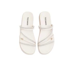 【天美意】丝绒沙发复古博肯鞋