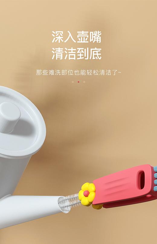 beedoll蓓兜小鳄鱼多功能杯盖刷-薄荷绿 商品图3