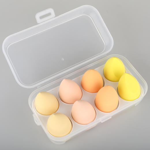 【软萌Q弹 化出透亮底妆 全方位上妆不留缝隙】美妆蛋彩妆蛋 水滴粉扑 葫芦斜切粉扑 洗脸扑 化妆棉海绵粉扑-QQ 商品图8