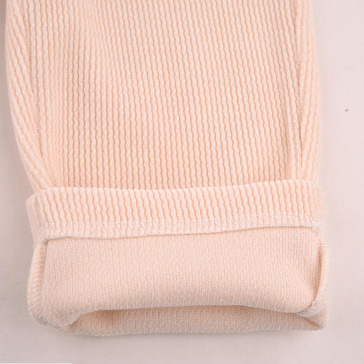 棉果果秋季新品女童米白色百搭雪尼尔长裤M322200424422 商品图4