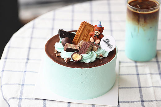 (新品）薄荷可可动物奶油蛋糕 商品图2