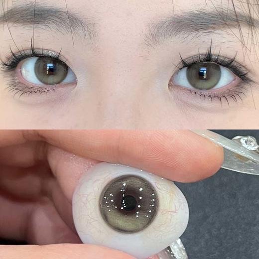 CN花花兔 半年抛美瞳 白茶森林 直径14.2mm着色13.6mm 商品图4