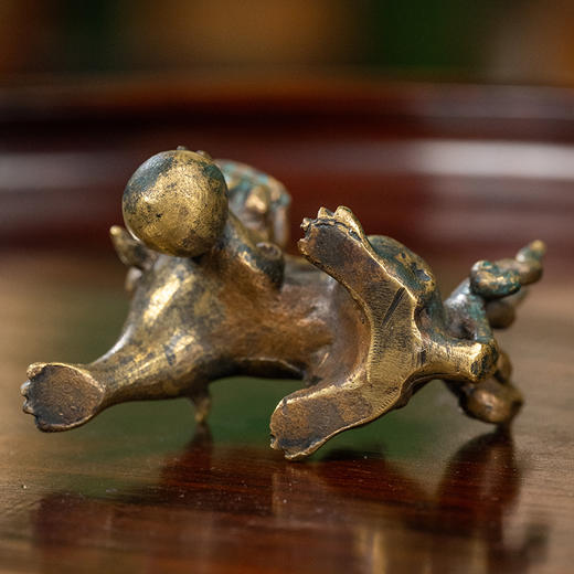 清 铜狮子摆件 商品图3