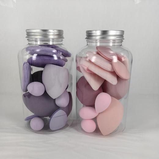 【不易卡粉，妆效出众，细节让你美得更有高级感】4个套装粉扑 非乳胶漂流瓶粉扑 美妆蛋海绵气垫 化妆不吃粉 干湿两用美妆蛋-QQ 商品图13