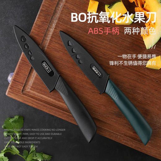 「买1送1！9.9到手两把」不锈钢水果刀 居家日用免磨锋利家用削瓜削皮宿舍便捷小刀厨房用品 商品图0