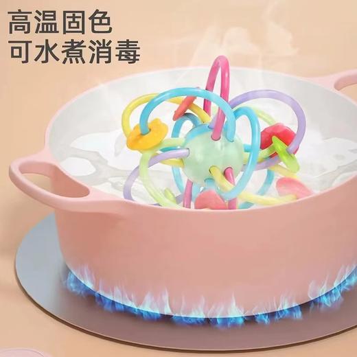 谷雨曼哈顿球牙胶摇铃玩具婴幼儿婴儿宝宝手抓球 商品图10