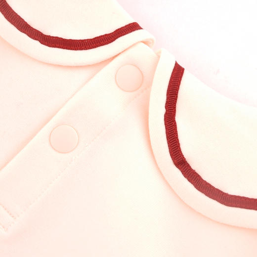 棉果果秋季新品女童卡通小熊圆领翻领套头卫衣M322180224409 商品图3