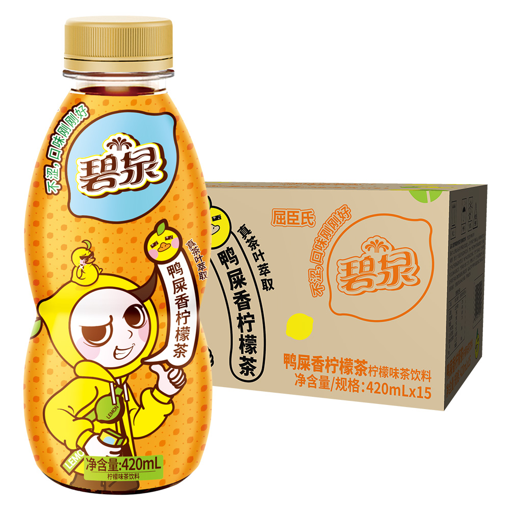 屈臣氏 碧泉鸭屎香柠檬茶420mL*15瓶