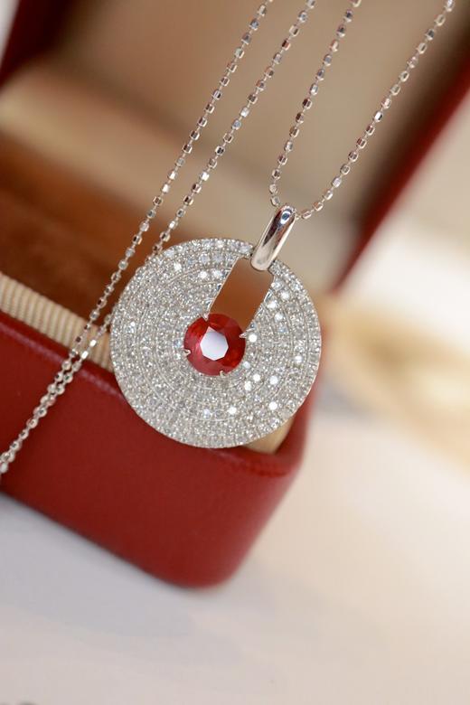 0.8ct 红宝石项链 商品图1