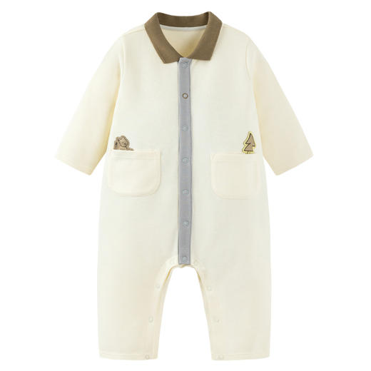 迷你巴拉外出连体衣男女童宝宝时尚撞色户外风新款 商品图4