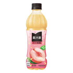 美汁源汁汁桃桃桃汁饮料450ml(6975682483042)