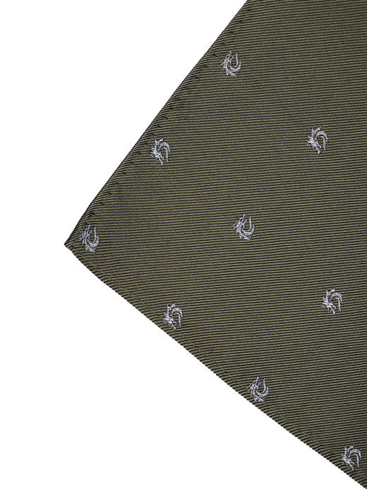 callisto绿色桑蚕丝口巾 商品图3