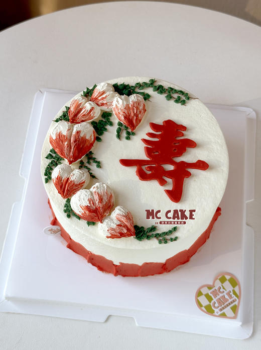 立体浮雕寿桃蛋糕 商品图1