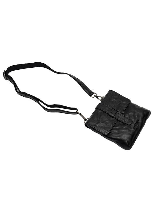 callisto黑色牛皮革公文手提包 商品图1