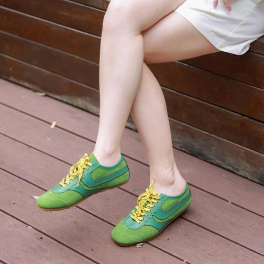 【复古德训鞋】反绒小牛皮胚拼接，超轻透气！橡胶大底，久穿不累！HY40N2 商品图0