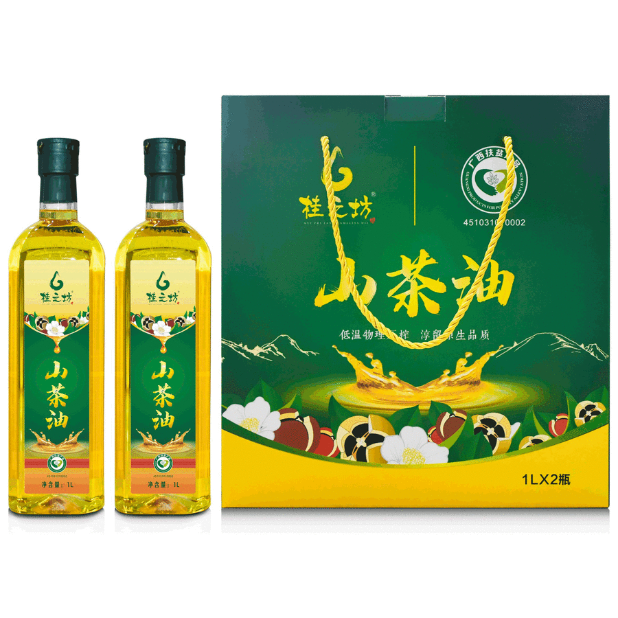 山茶油 --广西隆林山茶油1L*2/提