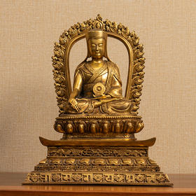 清 铜鎏金萨迦五祖八思巴像