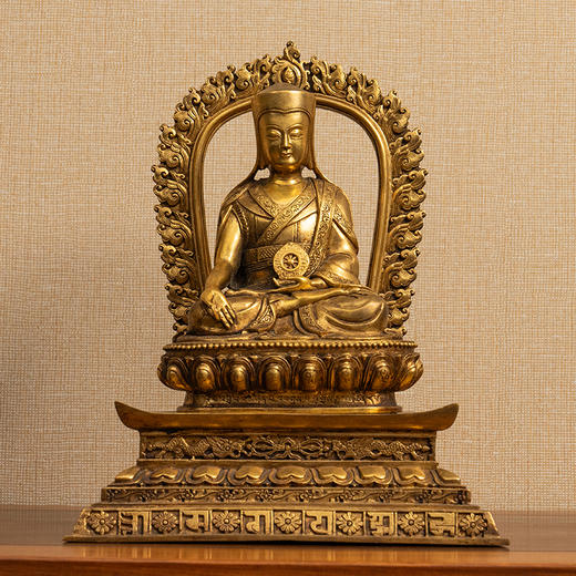 清 铜鎏金萨迦五祖八思巴像 商品图0
