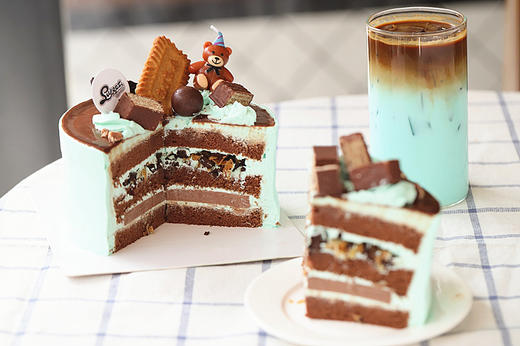 (新品）薄荷可可动物奶油蛋糕 商品图3