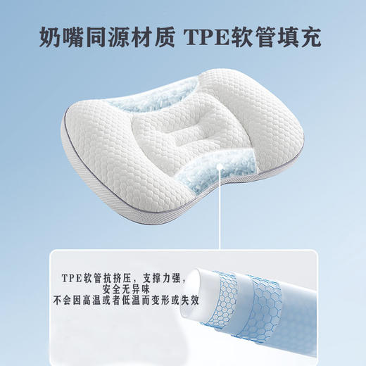 【儿童护颈分区枕 可机洗不变形】儿童枕头太空分区宝宝枕头护颈神器婴儿枕头婴幼儿6个月以 上0-3岁 商品图1