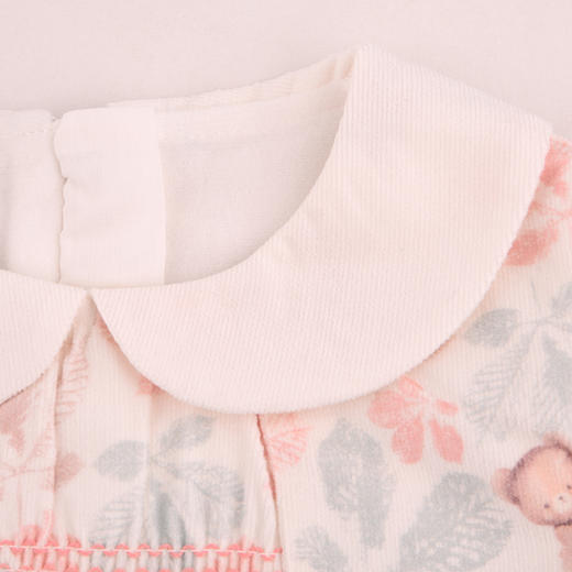 棉果果秋季新品女童单面绒百搭衬衫翻领长袖衬衣M322150224435 商品图1