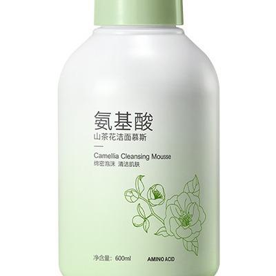 「升级款！600ml大容量」碧素堂氨基酸山茶花洁面慕斯600ml 泡泡洗面奶舒缓毛孔保湿清洁洁面乳 商品图4