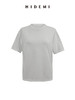 HIDEMI 自然棉织标系列圆领透气舒适短袖t恤 白色/烟灰色/深炭灰 商品缩略图13