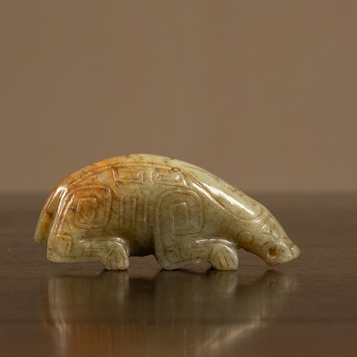 明 玉雕瑞兽摆件 商品图0