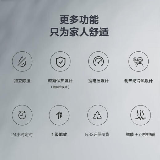 格力（GREE）空调云锦三代1.5匹挂机新一级能效变频冷暖 大风量 升级冷酷外机 壁挂式KFR-35GW/NhAe1BA 商品图4