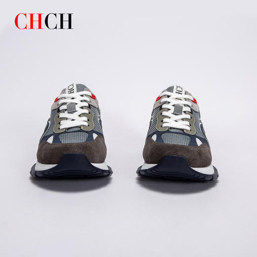 CHCH24春夏新品牛皮拼接时尚大气男士休闲平衡鞋CO1A2011 商品图5