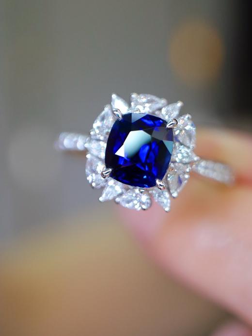 1.40ct 蓝宝石戒指 商品图3