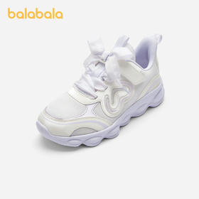 巴拉巴拉童鞋女童轻便跑步鞋儿童运动鞋秋新款透气网布鞋甜美