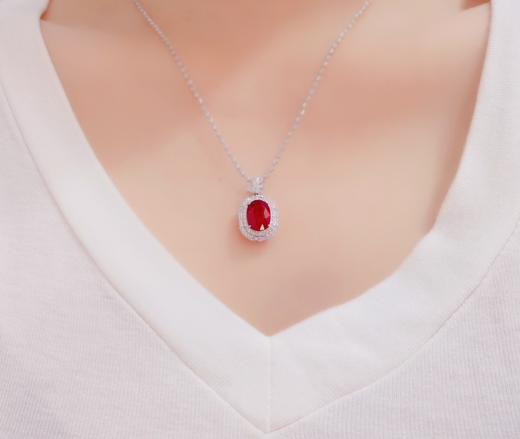 3.3ct 红宝石吊坠 商品图4