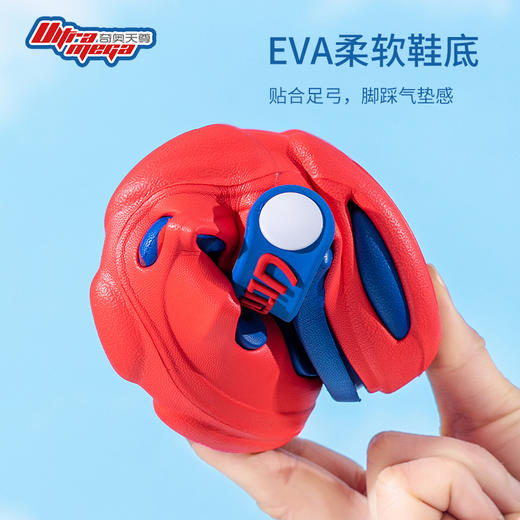 【正版经典，奥特出击！】奥特曼EVA洞洞鞋 夏季新款 中大童男孩 软底宝宝室内 居家儿童拖鞋-QQ 商品图3