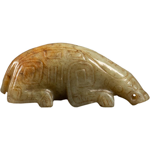 明 玉雕瑞兽摆件 商品图5