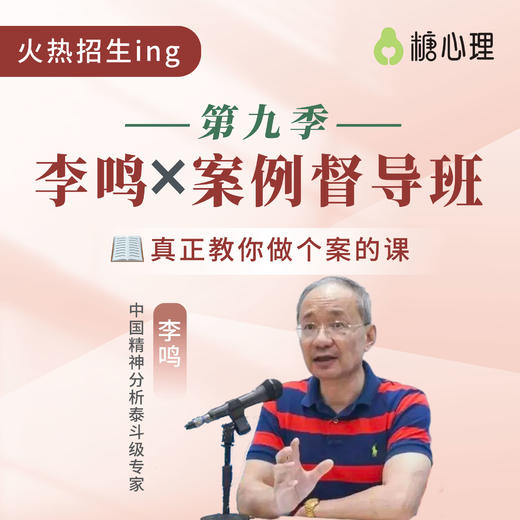 李鸣案例督导班×第九季 商品图0