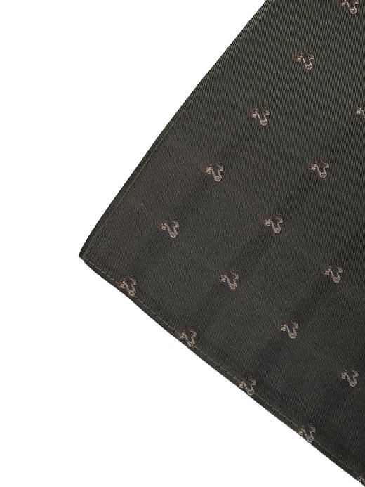 callisto咖啡色桑蚕丝口巾 商品图3