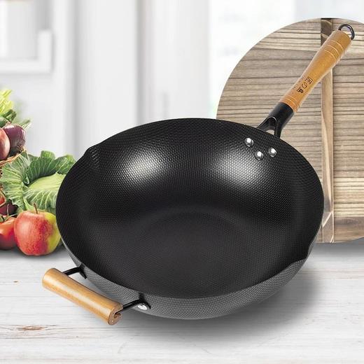 预售一周 福利不退换  日本匠之岛铁锅32cm新款 实体店400多 轻盈锅体 适合爆炒 不粘锅无涂层 商品图0