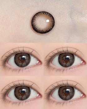 GUGUCON半年抛美瞳 松露朱古力 14.2mm